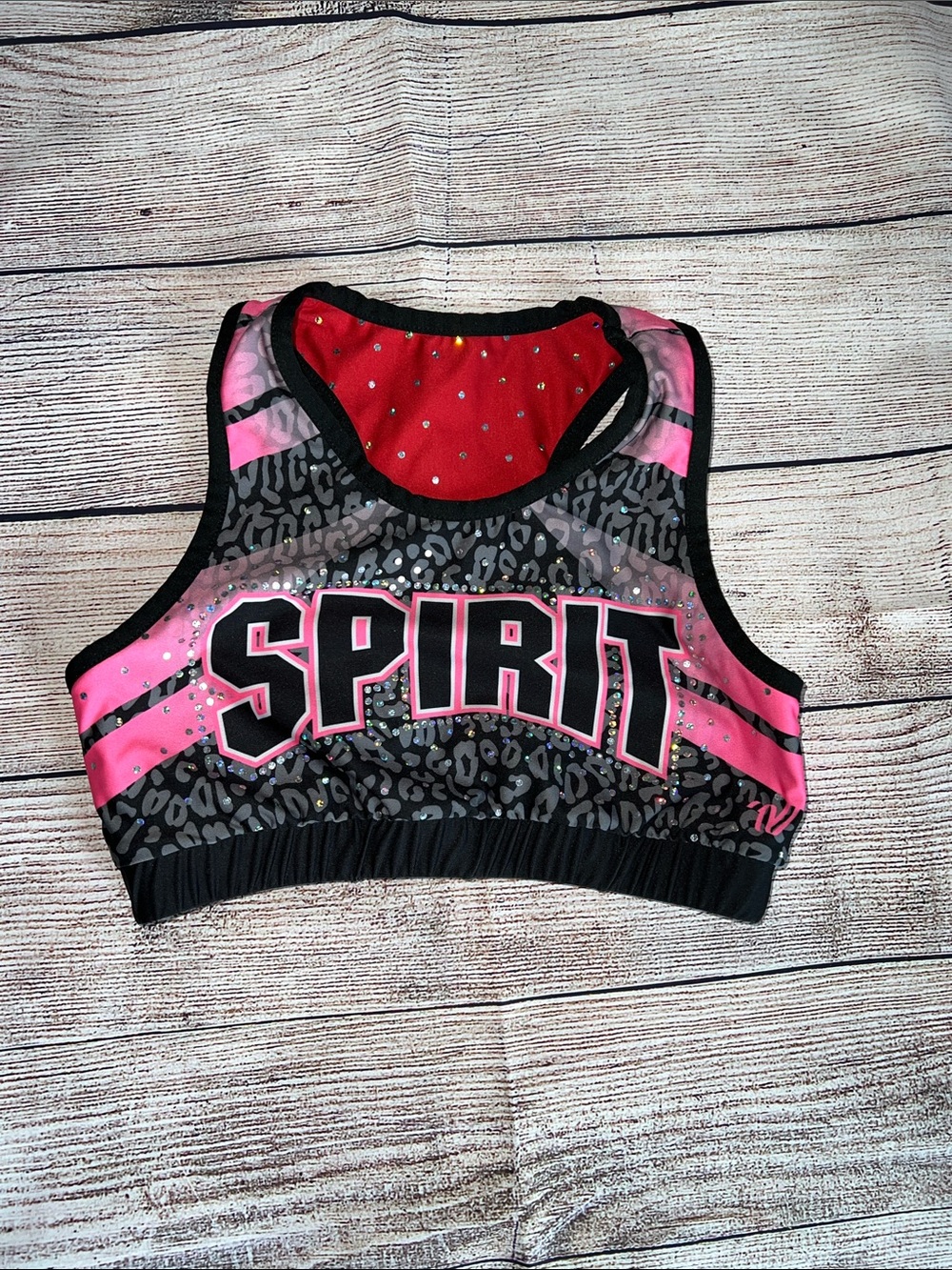 Spirit of Texas Cheer reversible Sports Bra
